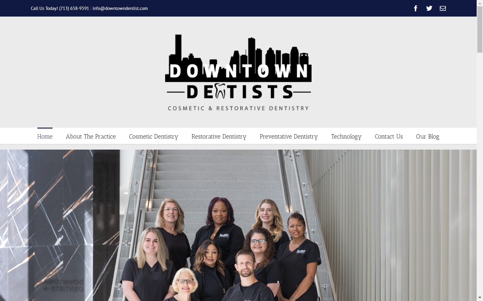 downtowndentist.com screenshot