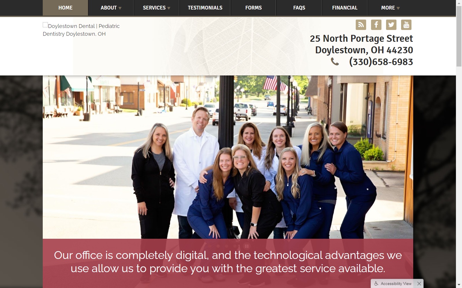 doylestownohdentist.com screenshot