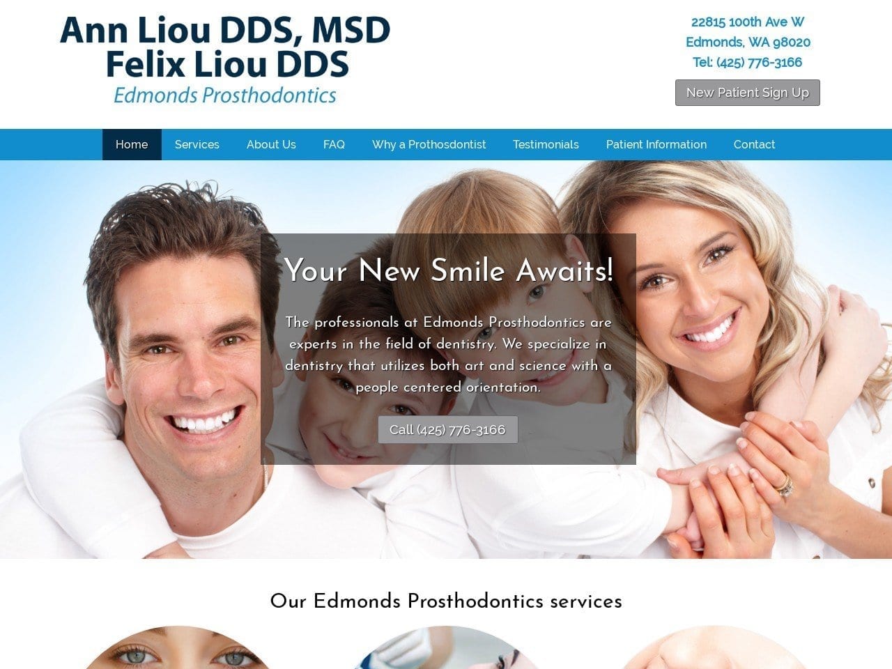 Liou Ann DDS Website Screenshot from drannliou.com