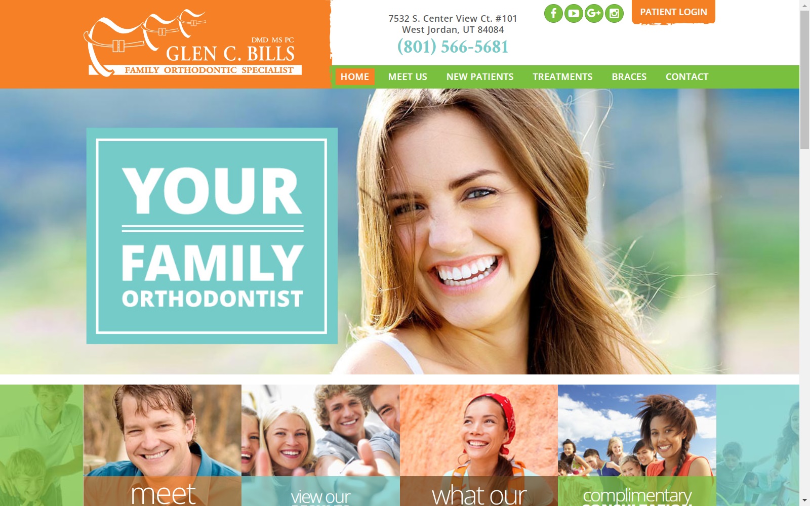 drbillsortho.com screenshot