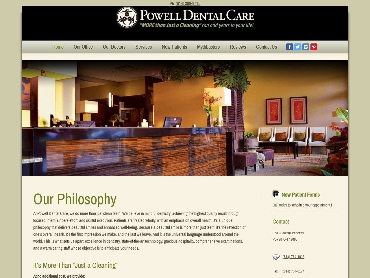 William J Waddell DDS Website Screenshot from drbillwaddell.com