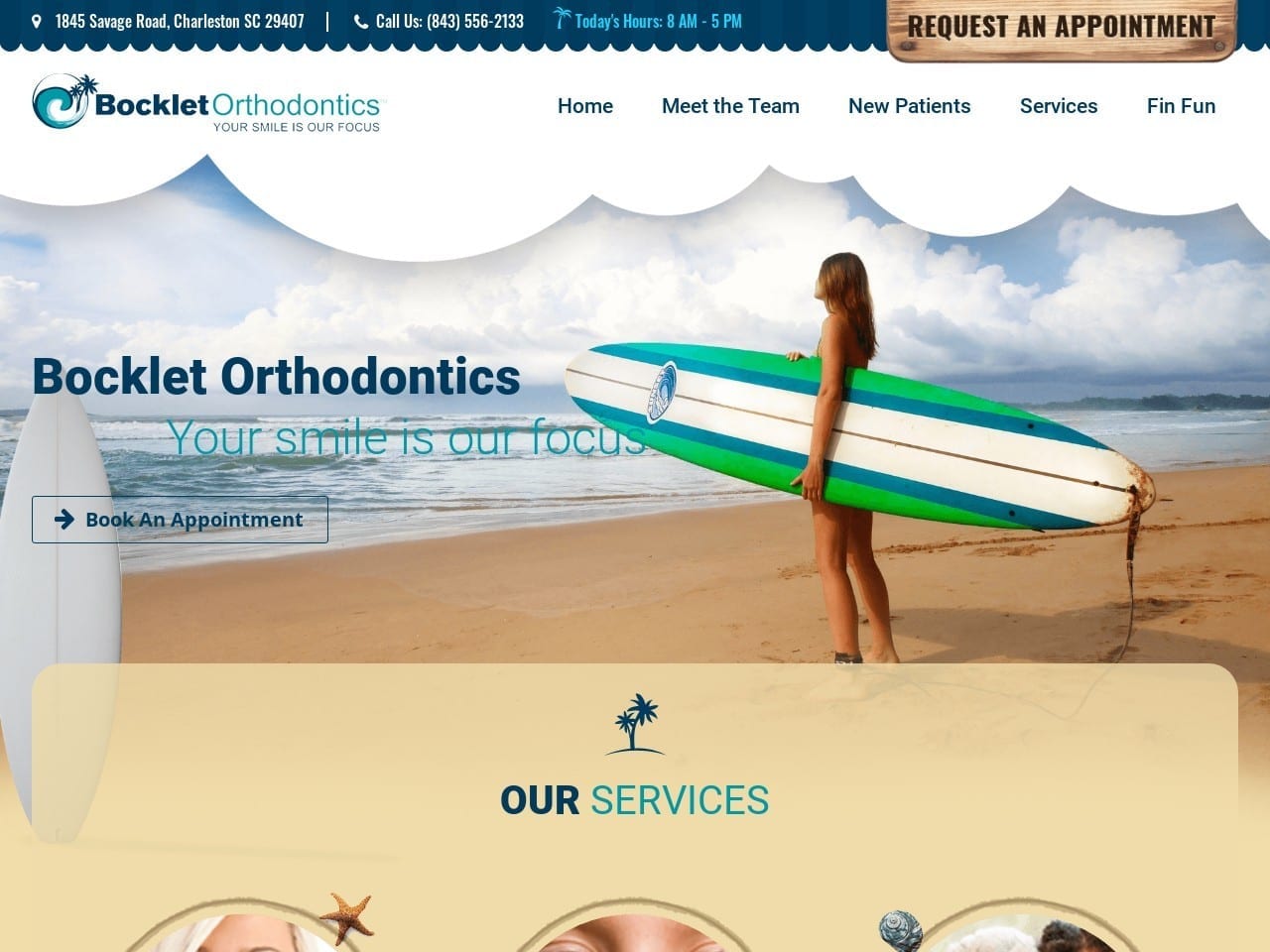 Bocklet R Cary DDS Website Screenshot from drbocklet.com