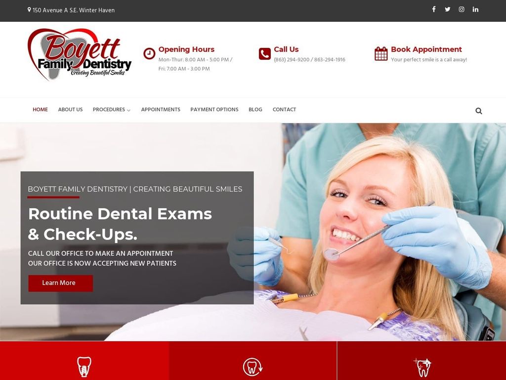 Dr. Bradley W. Bartel DDS Website Screenshot from drbradbartel.com