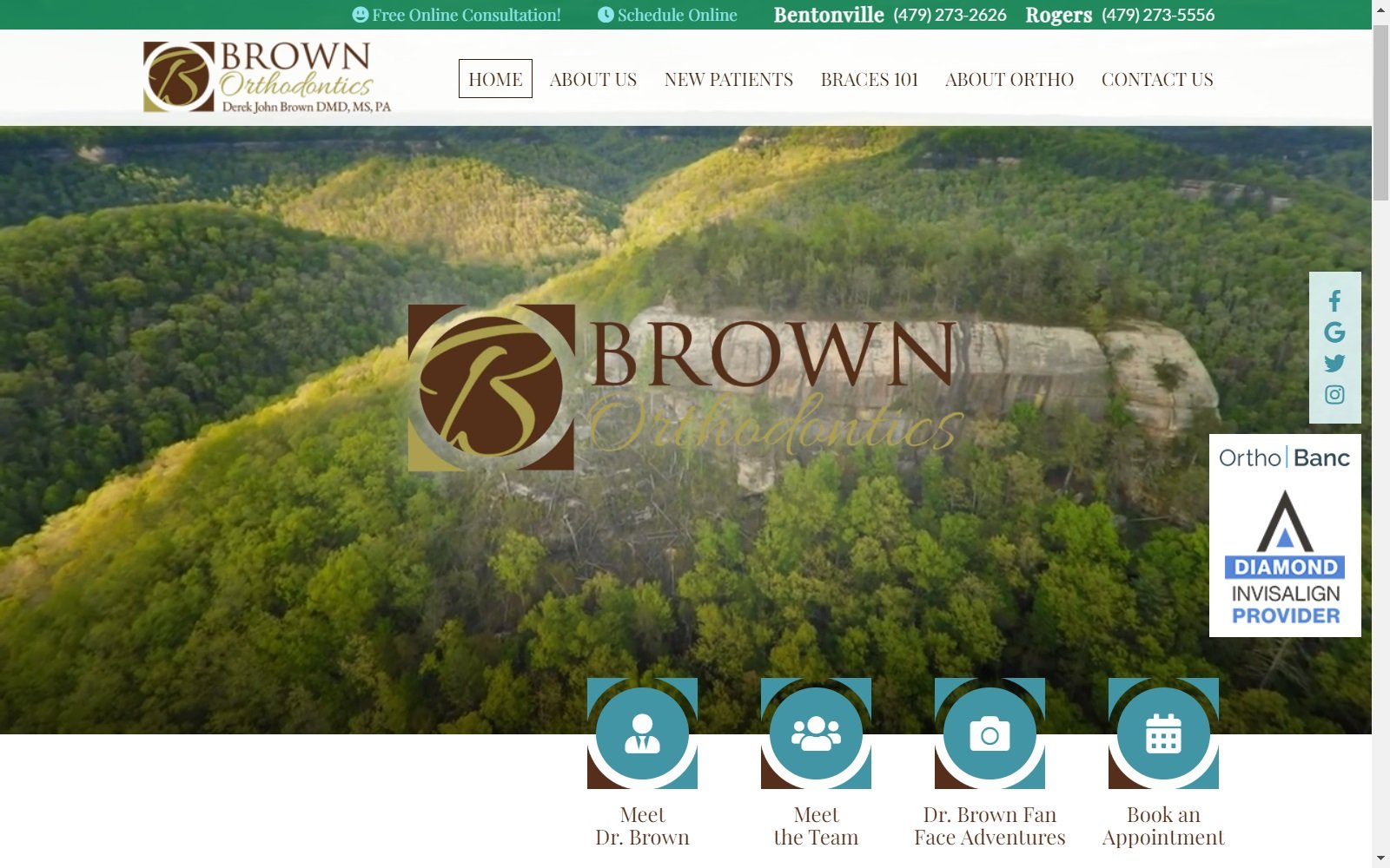 drbrownbraces.com screenshot