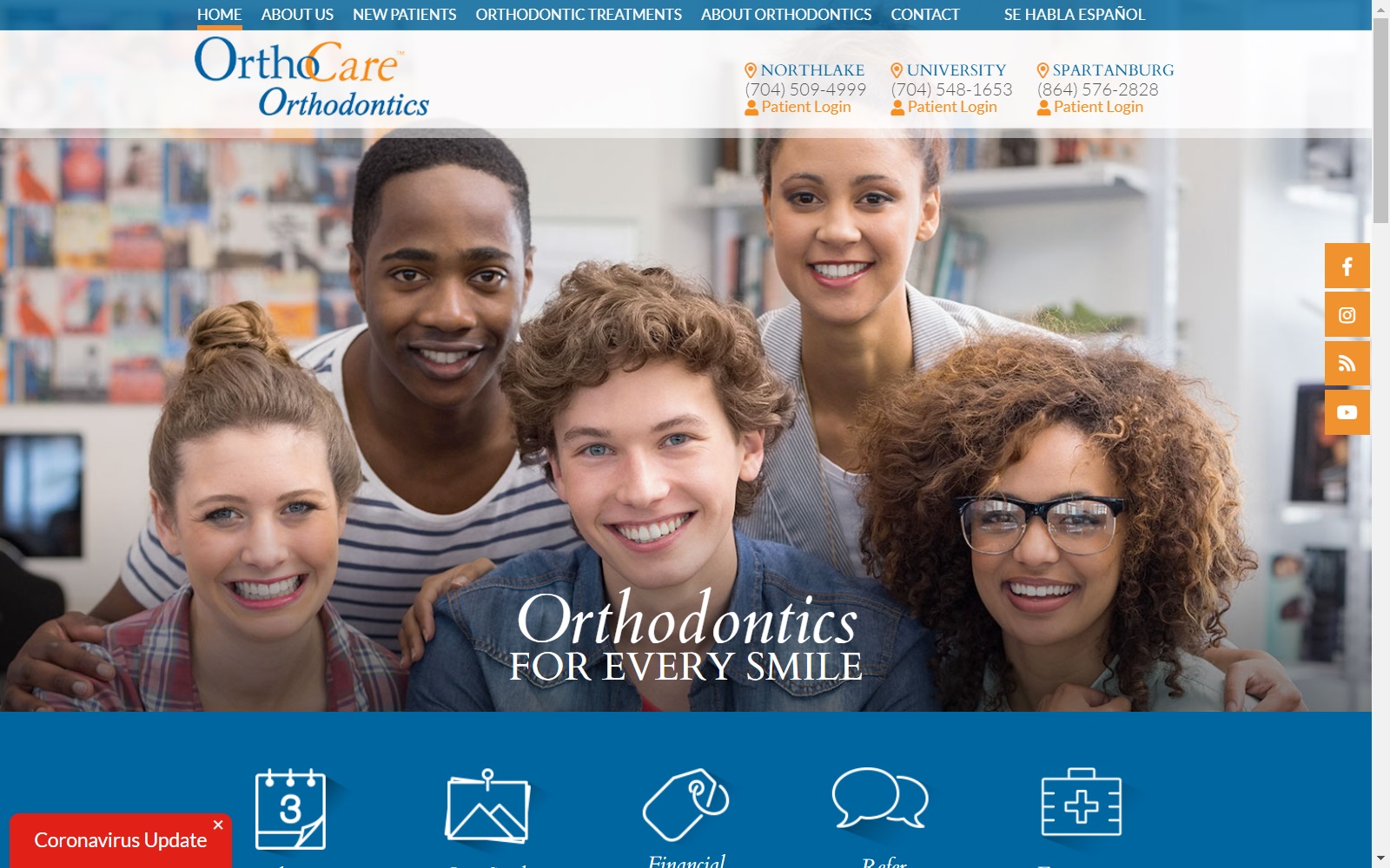 drcooperortho.com screenshot