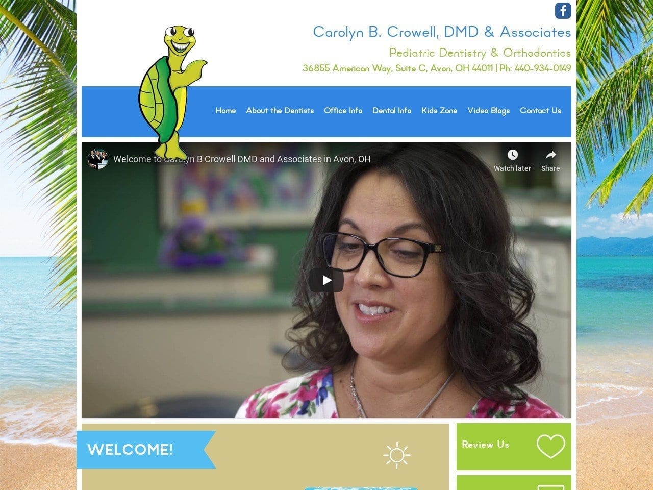 Carolyn B Crowell DMD & Associates Website Screenshot from drcrowell.com