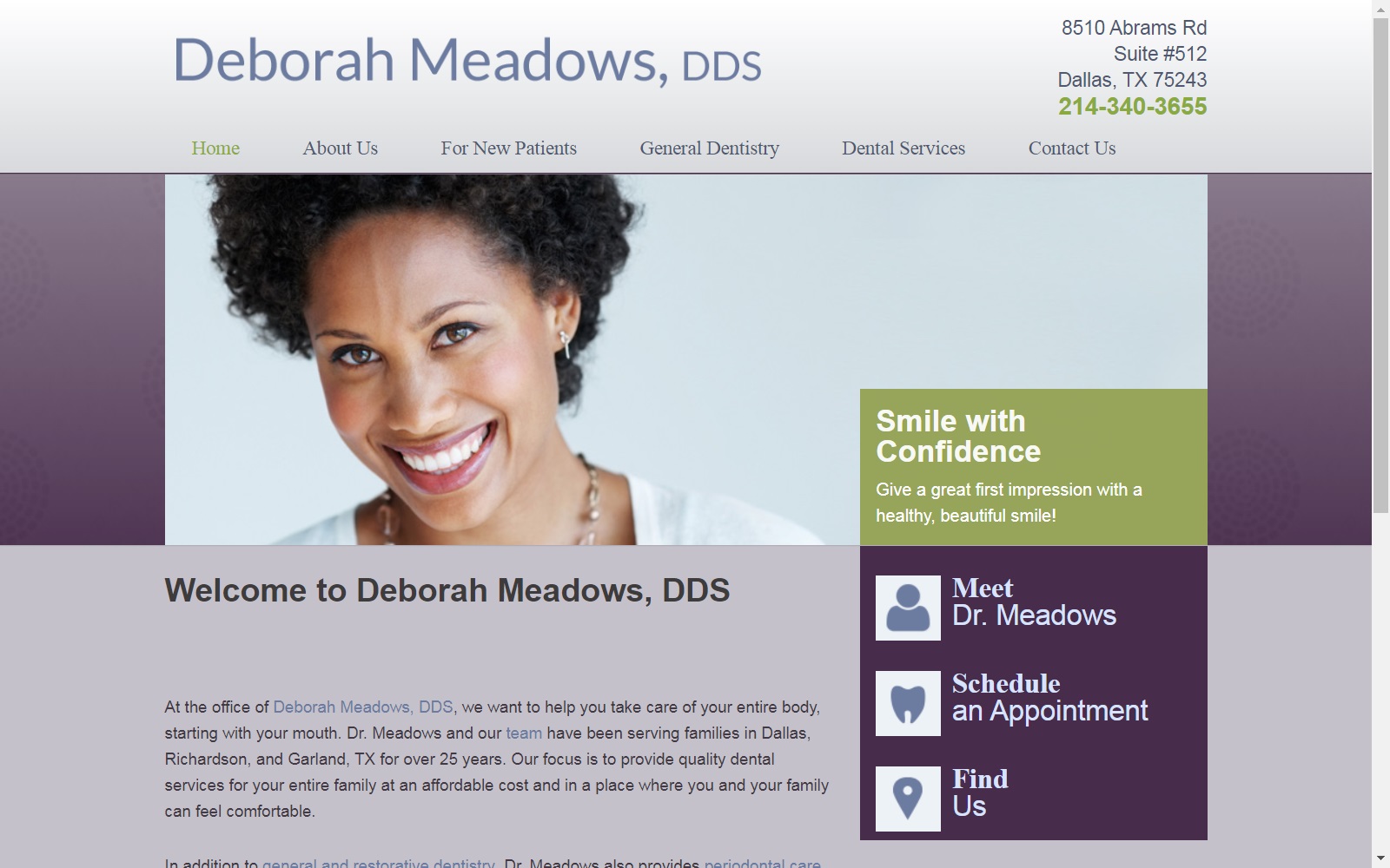 drdeborahmeadows.com screenshot