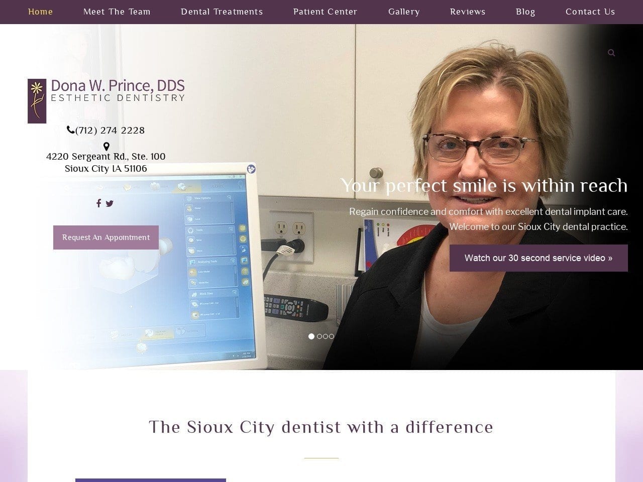 Dr Princes Office Website Screenshot from drdonaprince.com