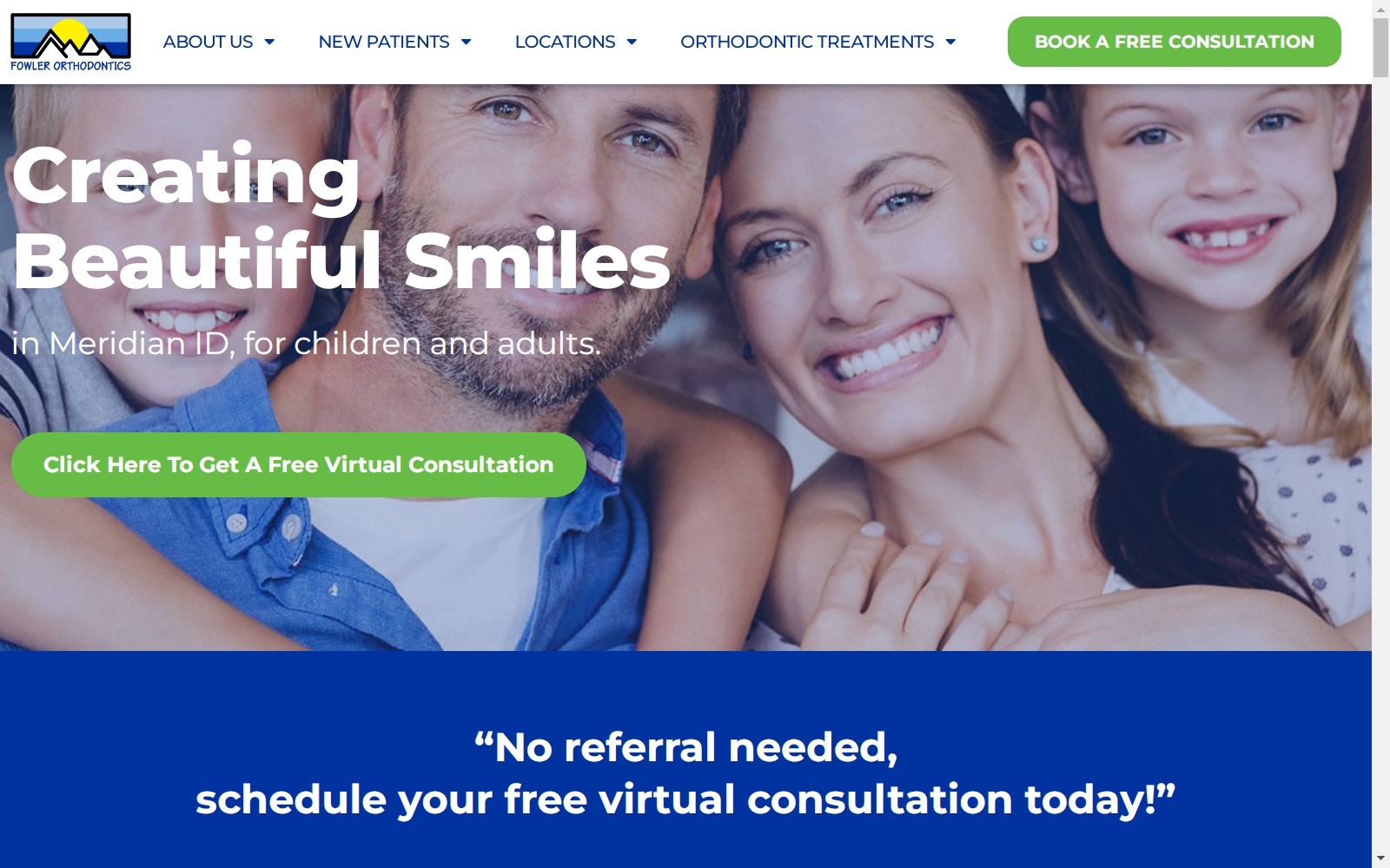 drfowlerortho.com screenshot