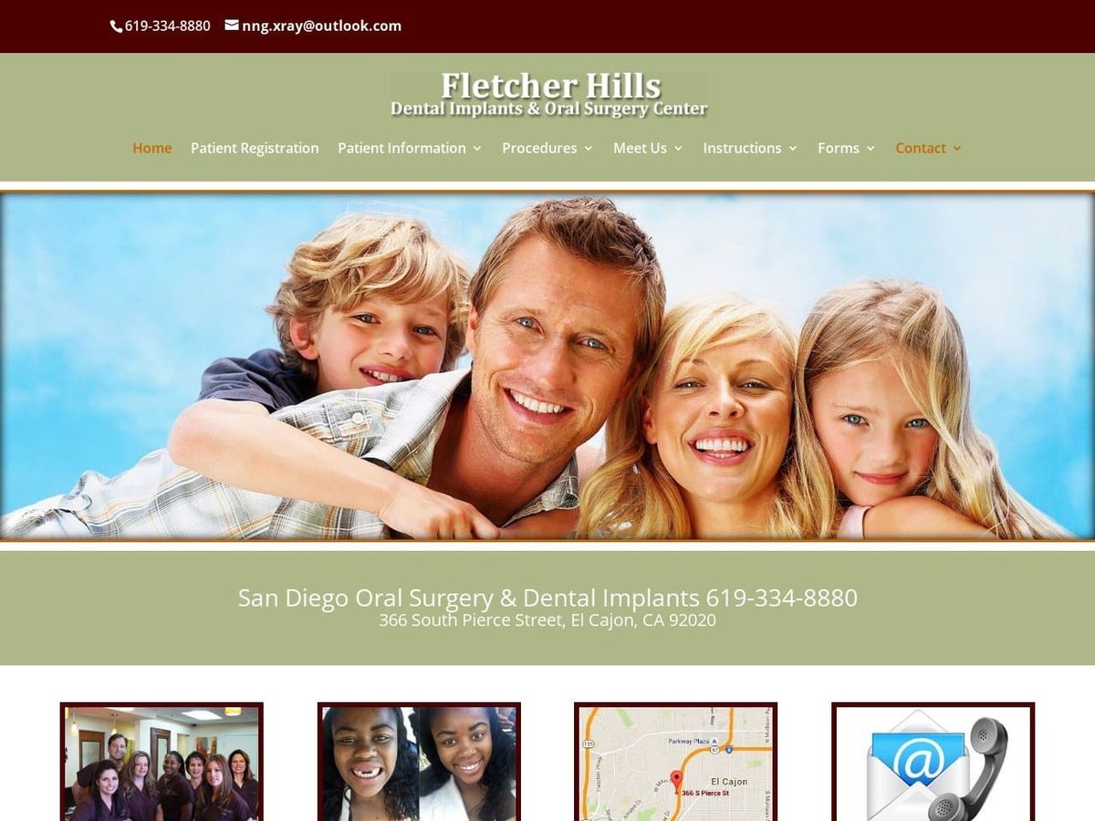 El Cajon Top Implant Dentist Dr. Nick Gadler DDS Website Screenshot from drgadler.com