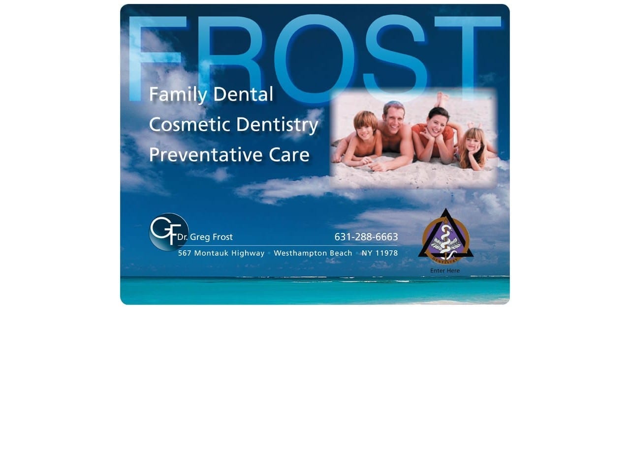 Frost G Gregory DDS Website Screenshot from drgfrost.com