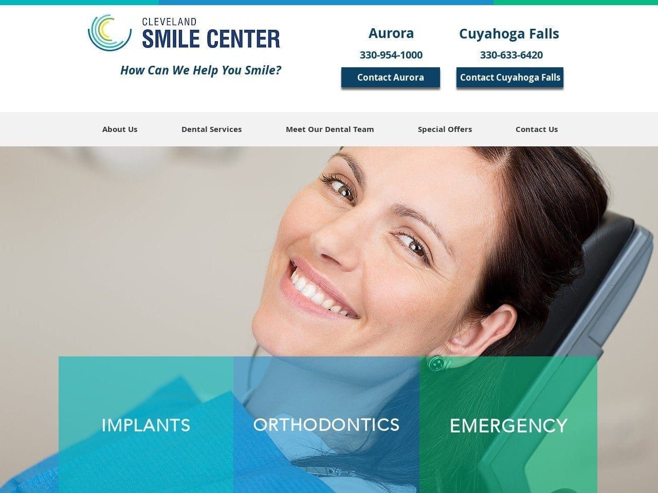 Glick Dental Group Website Screenshot from drglick.com