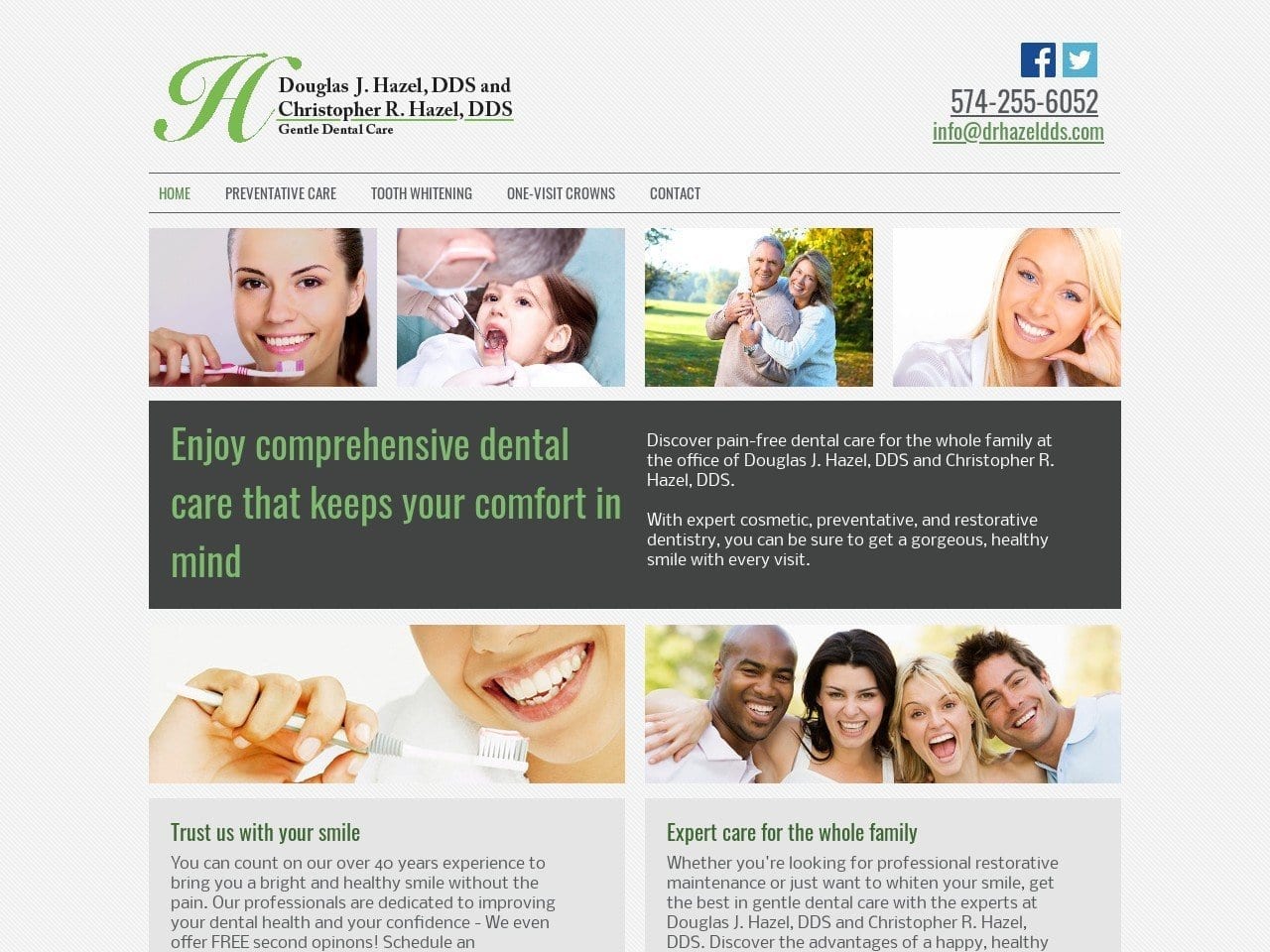 Hazel Christopher DDS Website Screenshot from drhazeldds.com