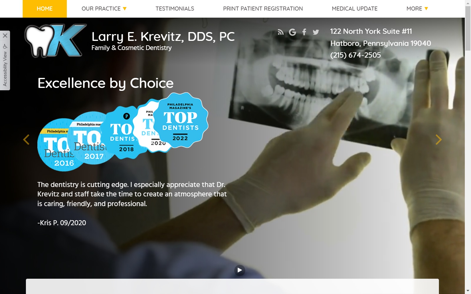 drkrevitz.com screenshot