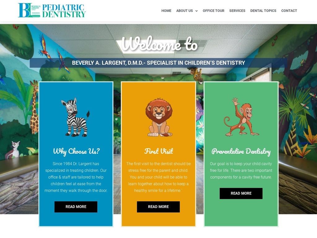 Largent Beverly a DMD Website Screenshot from drlargent.com