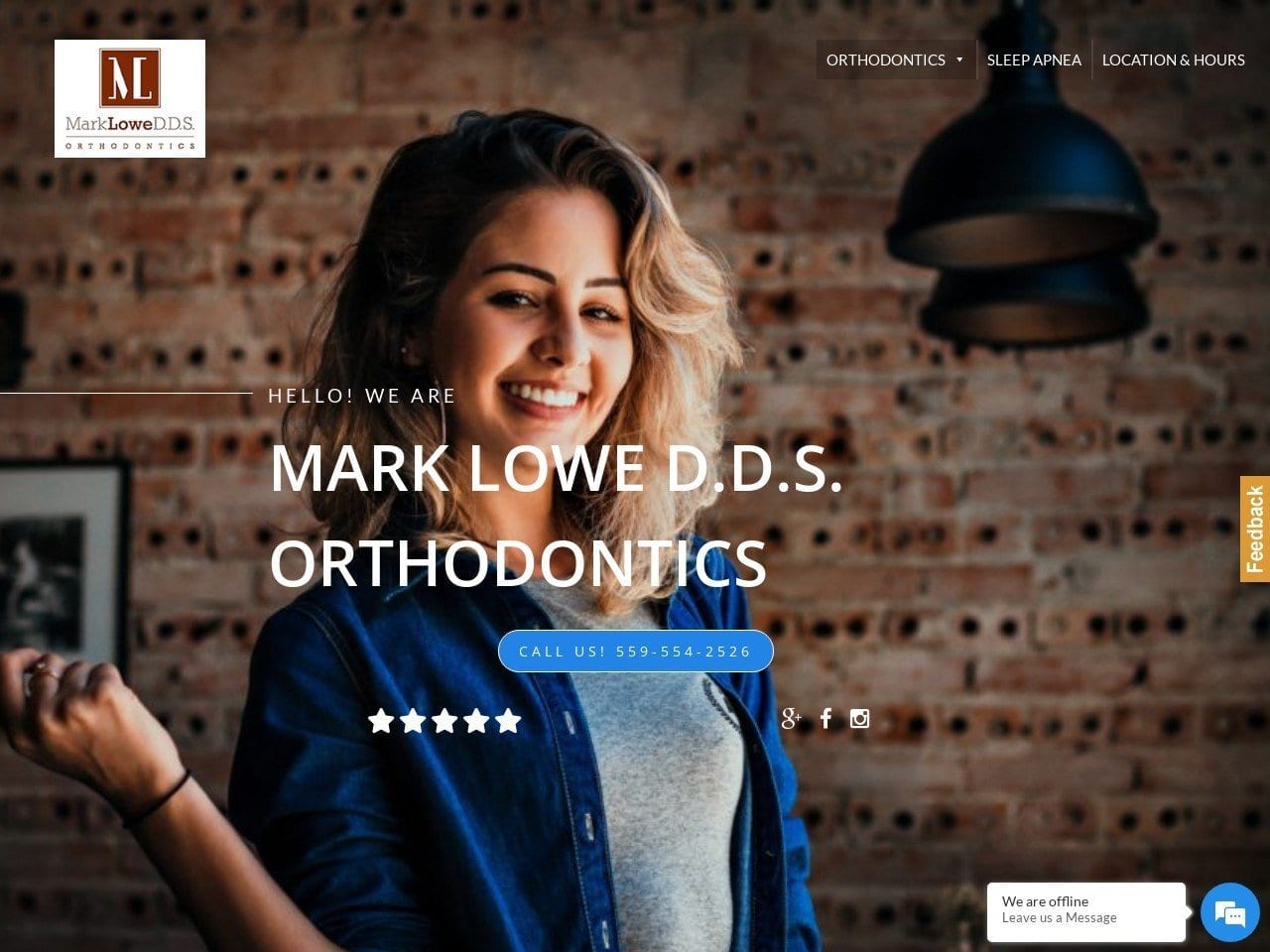 Mark Lowe D.D.S. Orthodontics Website Screenshot from drloweortho.com