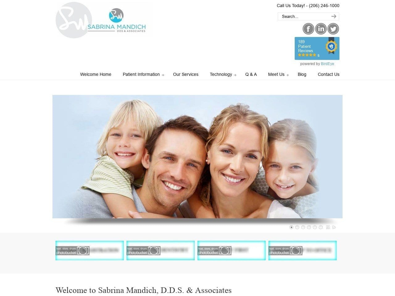 Sabrina M. Mandich Dds Llc & Lisa L. Stampalia Dds Website Screenshot from drmandich.com