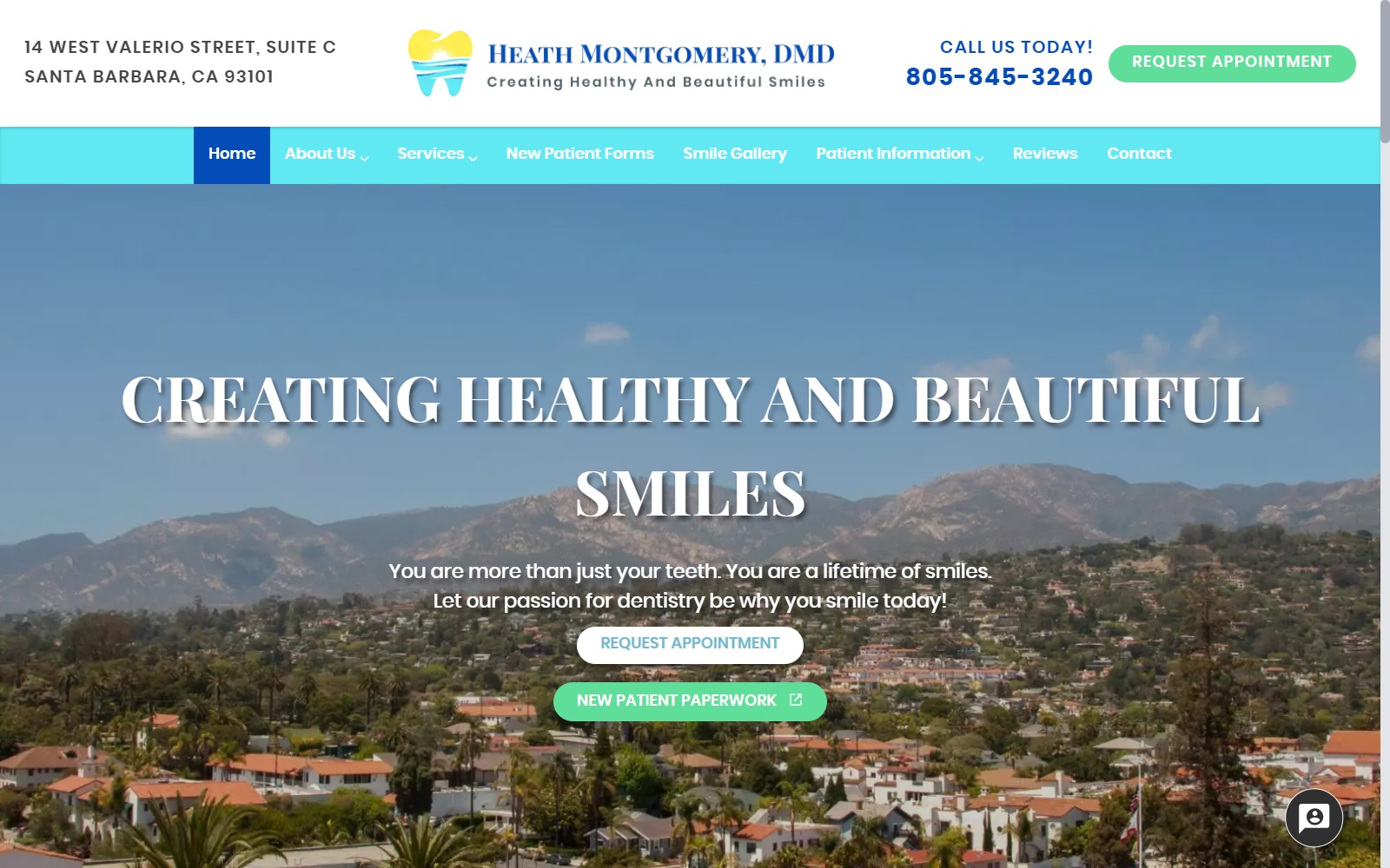 drmontgomerydental.com screenshot