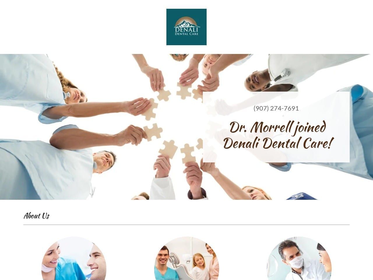 Dr. Marriner R. Morrell DMD Website Screenshot from drmorrelldental.com