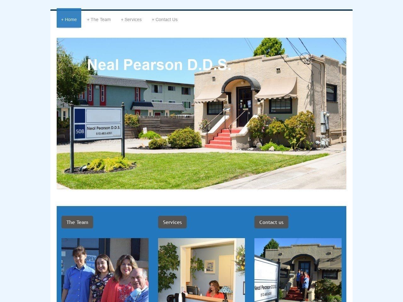 Dr Nealpearson Website Screenshot from drnealpearson.com