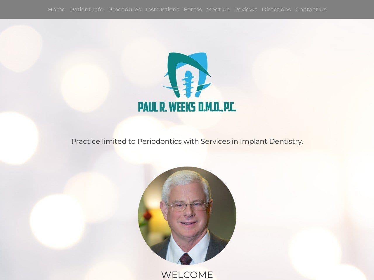 Weeks Paul R DMD P.C. Website Screenshot from drpaulweeks.com