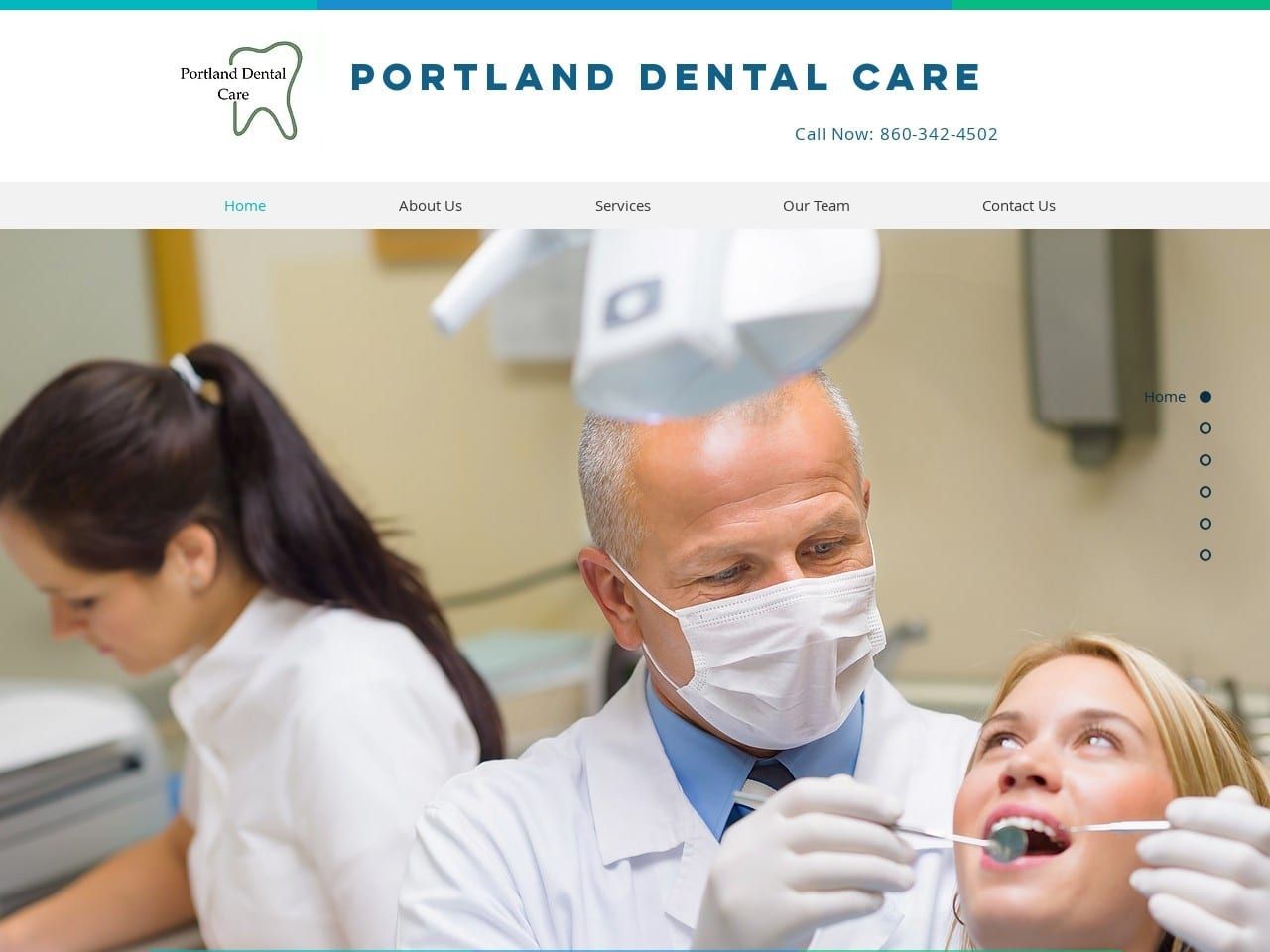 Dr. Peter Gletzakos DMD Portland Dental Care LLC Website Screenshot from drpetedental.com