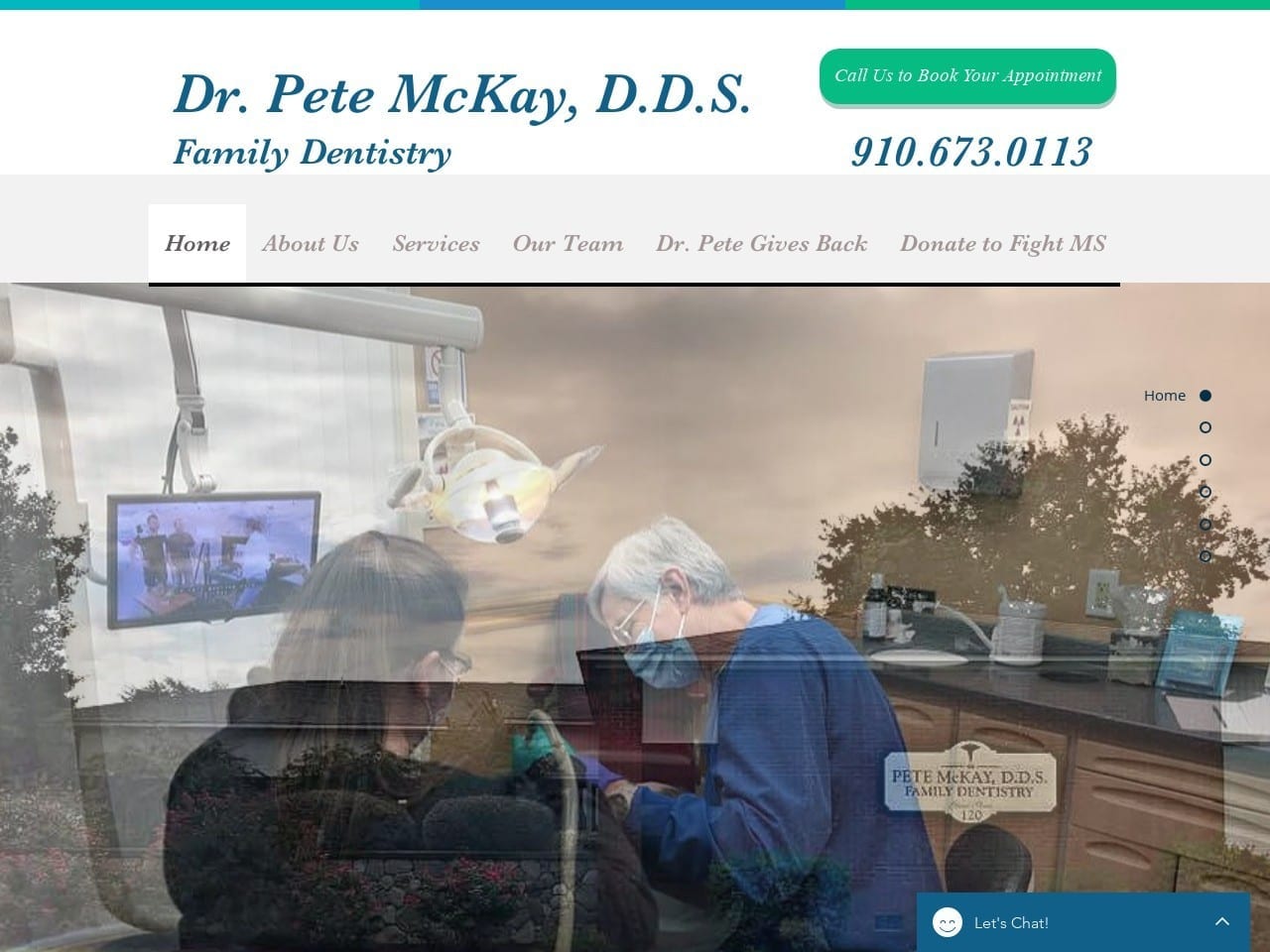 Dr. Pete McKay D.D.S. Website Screenshot from drpetemckay.com