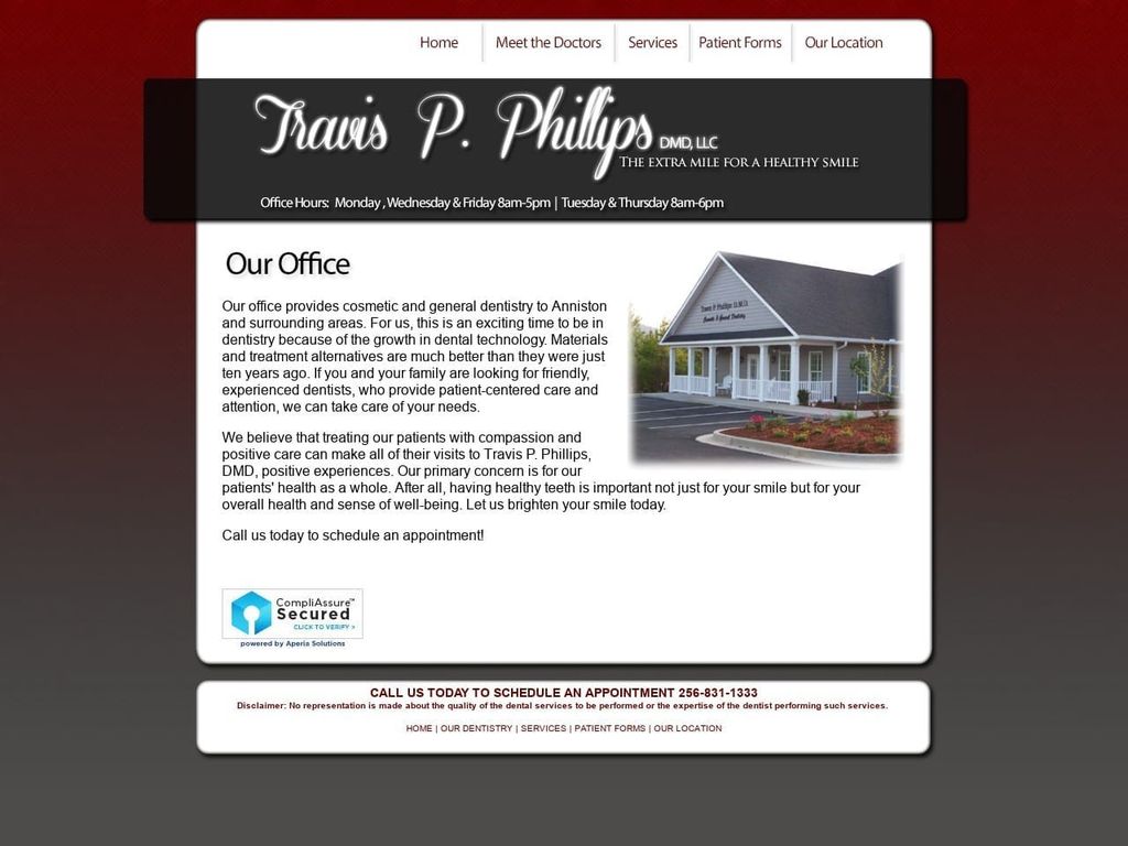 Travis P Phillips Llc Phillips Travis P DDS Website Screenshot from drphillipsdentistry.com