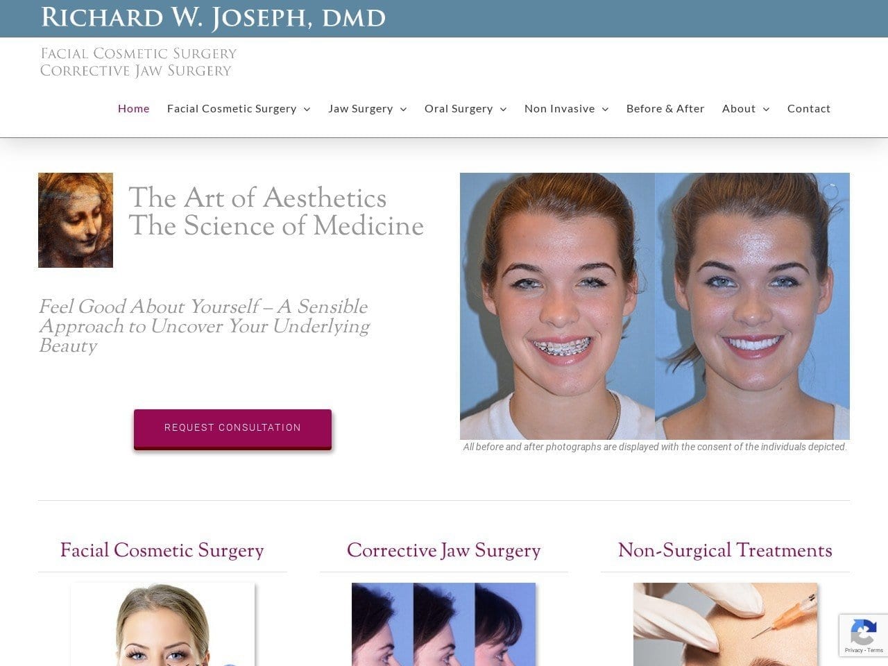 Joseph Richard DDS Website Screenshot from drrichardjoseph.com