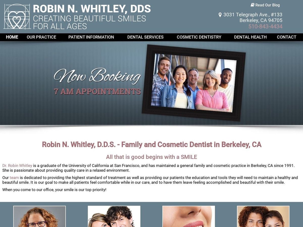 Dr Robinwhitley Website Screenshot from drrobinwhitley.com