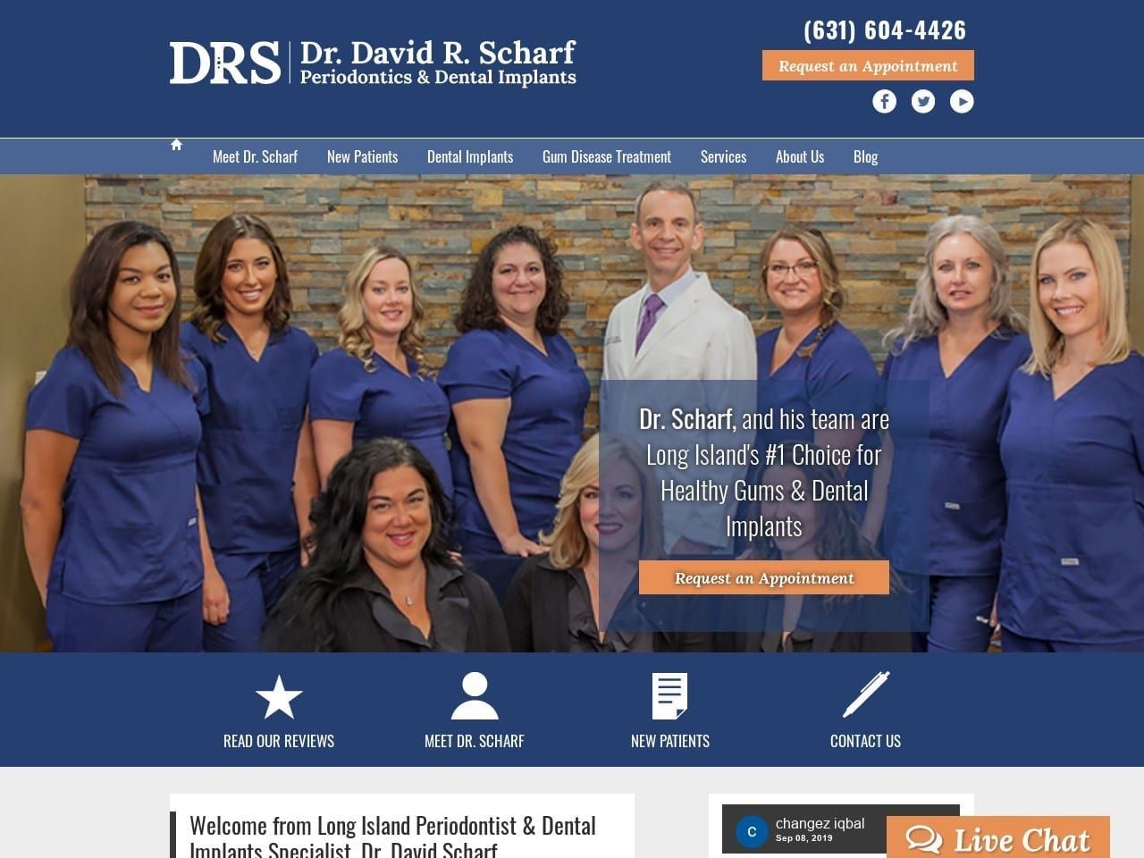 David Scharf Laser Periodontal Therapy And Dental Website Screenshot from drscharf.com
