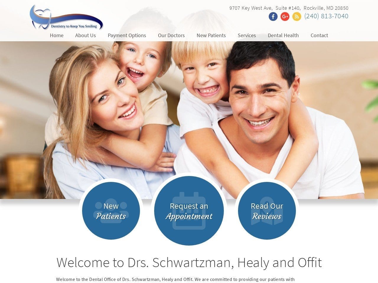 Dr. Fabiana S. Offit DDS Website Screenshot from drschwartzman.com