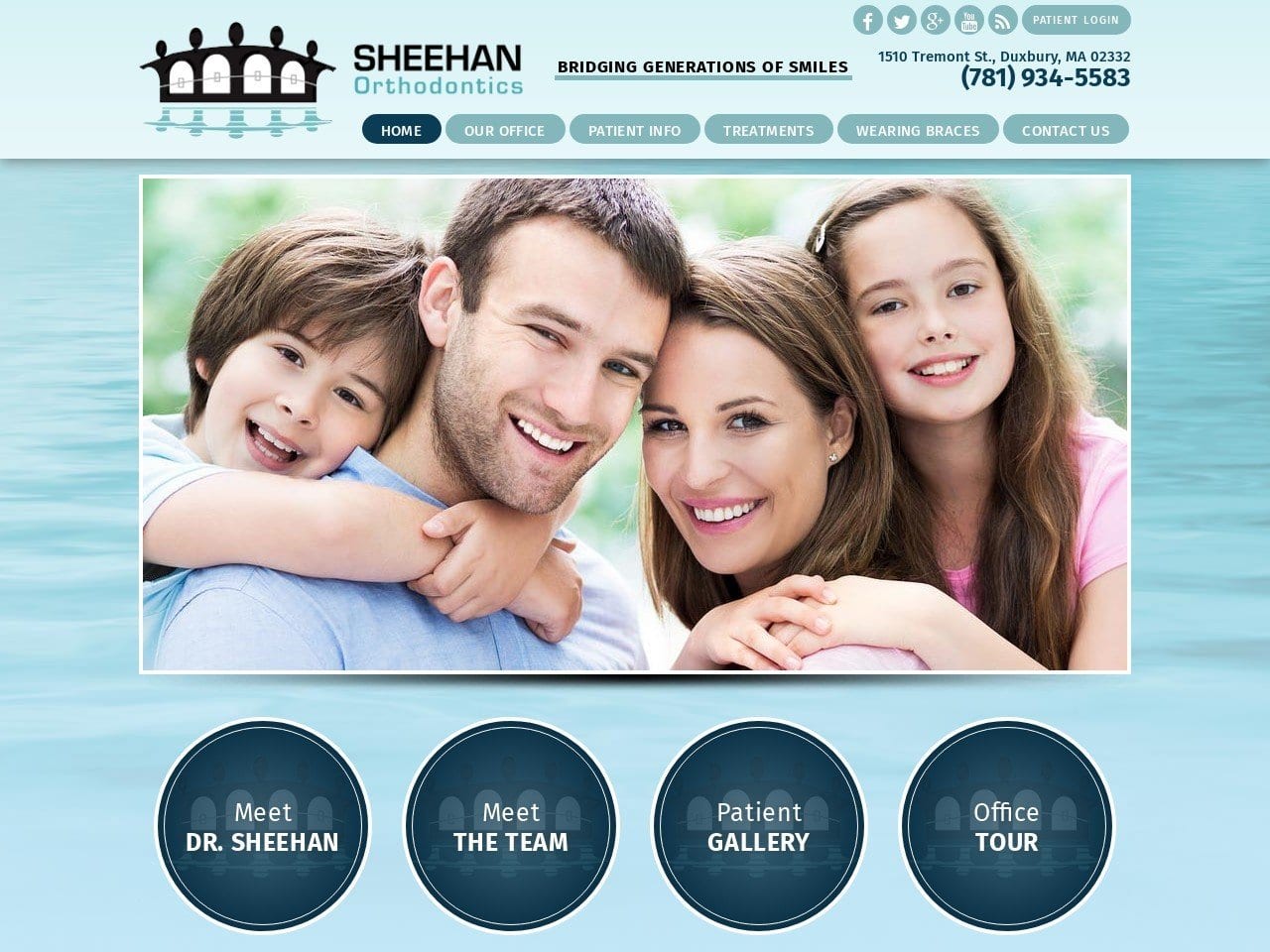 Siobhan M Sheehan PC Website Screenshot from drsheehanorthodontics.com