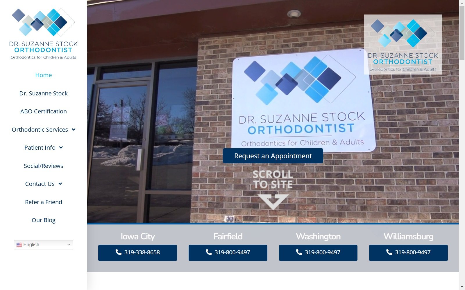 drssortho.com screenshot