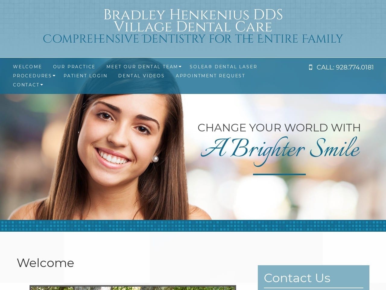 Doctors Village Family Dentist Website Screenshot from drsvillagefamilydentistry.com