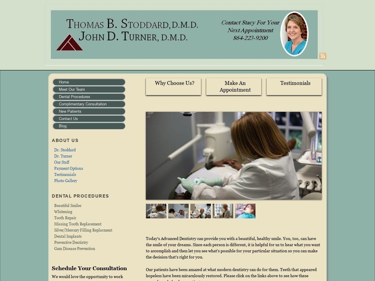 Thomas B. Stoddard Website Screenshot from drtommystoddard.com