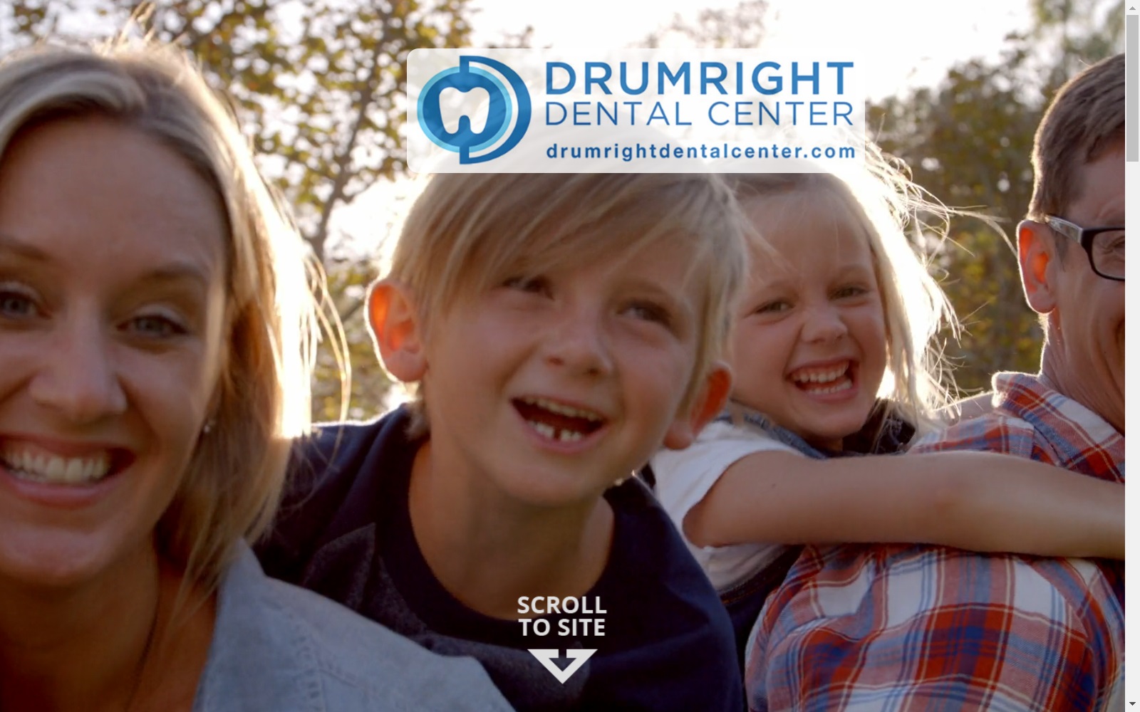 drumrightdentalcenter.com screenshot