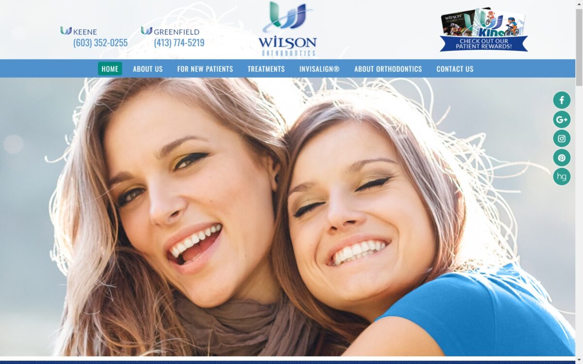 drwilsonorthodontics.com screenshot