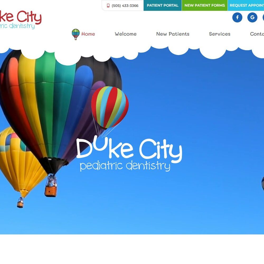 dukecitypediatricdentistry.com screenshot