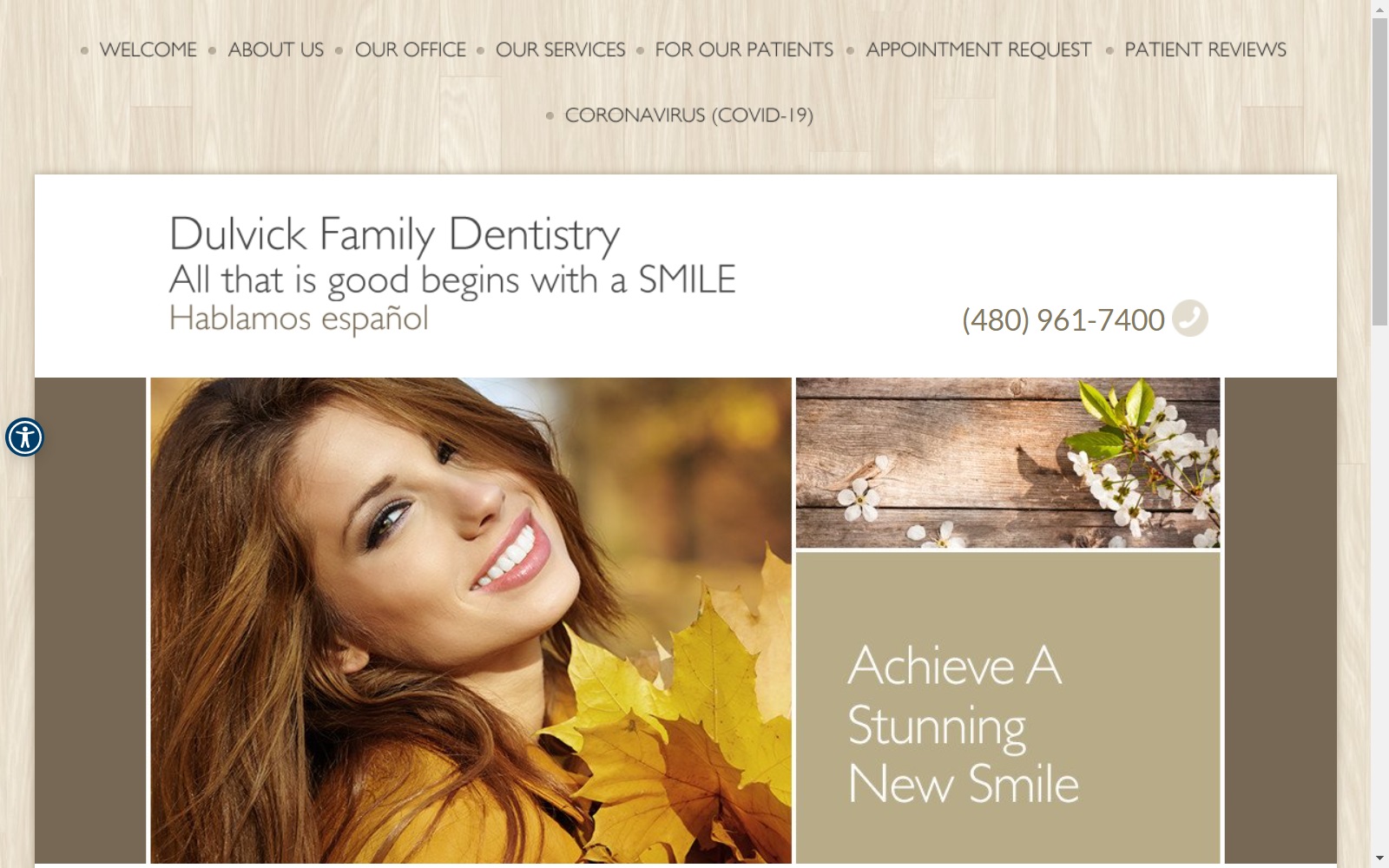 dulvickdentistry.com screenshot