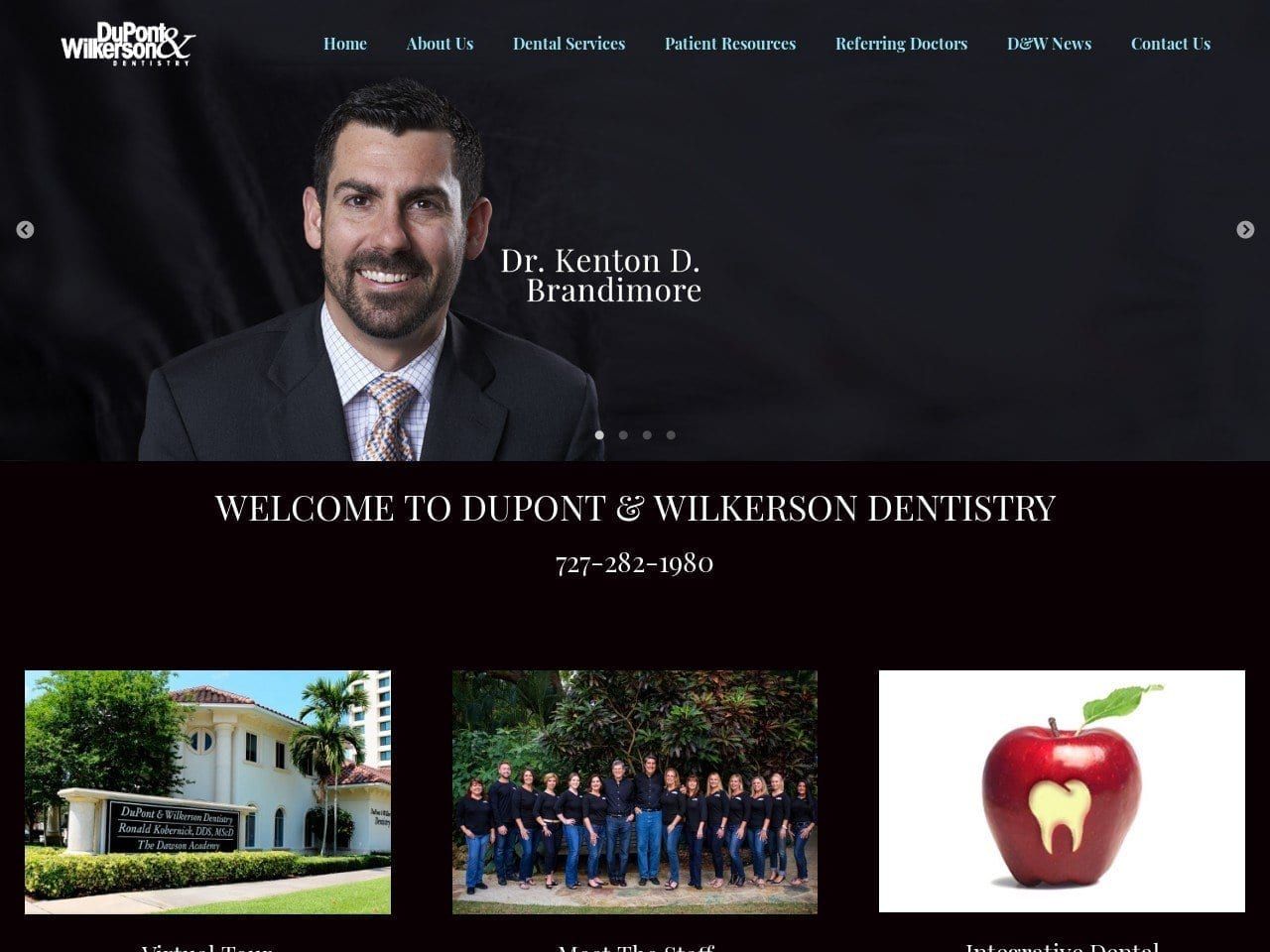 Dupont & Wilkerson Dentistry Dupont Glenn DDS Website Screenshot from dupontwilkerson.com