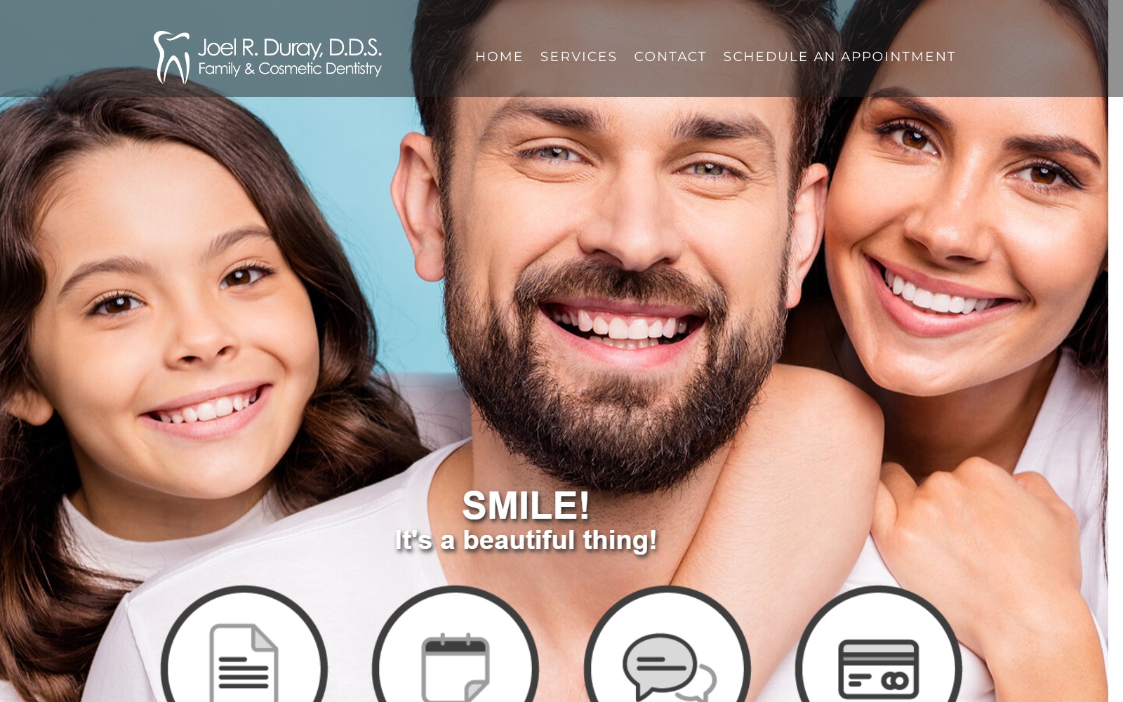 duraydentalcare.com screenshot