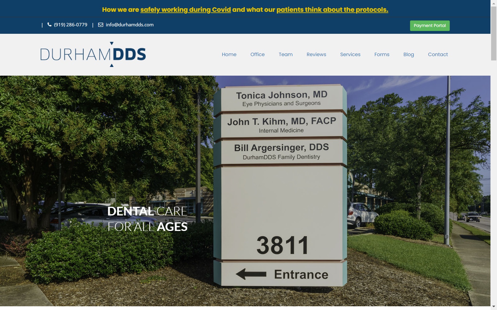 durhamdds.com screenshot