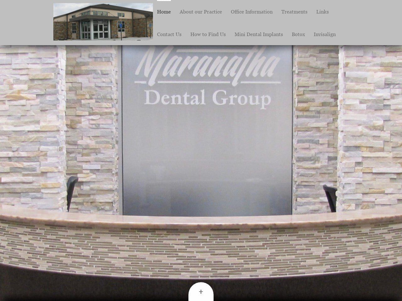 Maranatha Dental Group Website Screenshot from dworakdds.com