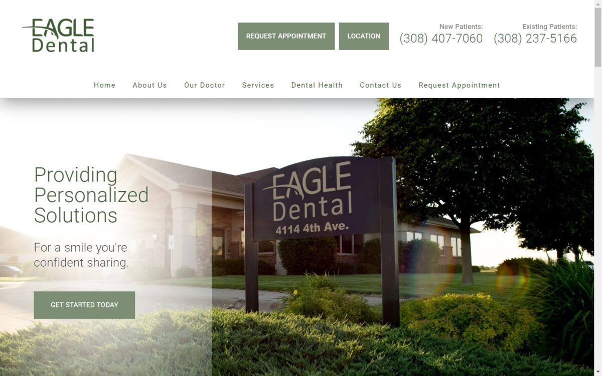 eagledental.org screenshot