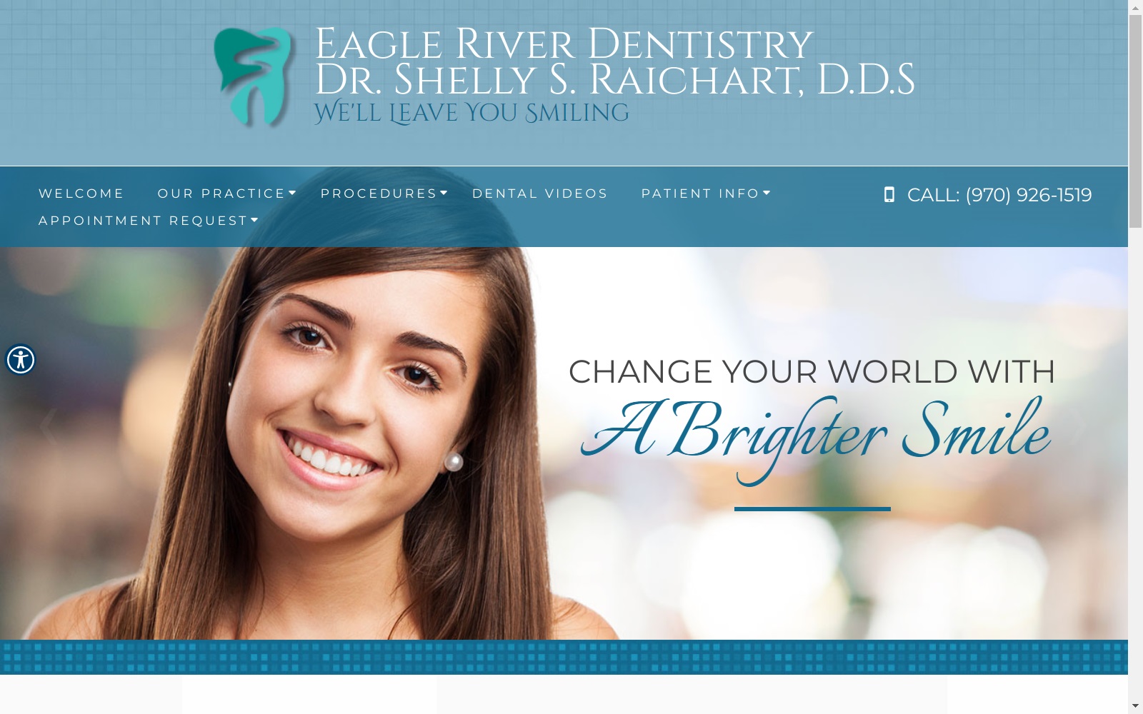 eagleriverdentistry.com screenshot