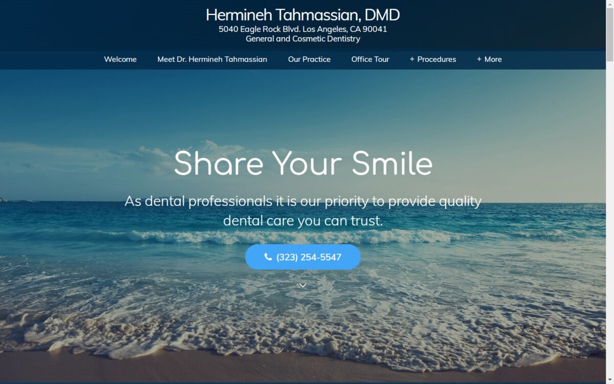 eaglerockfamilydentist.com screenshot