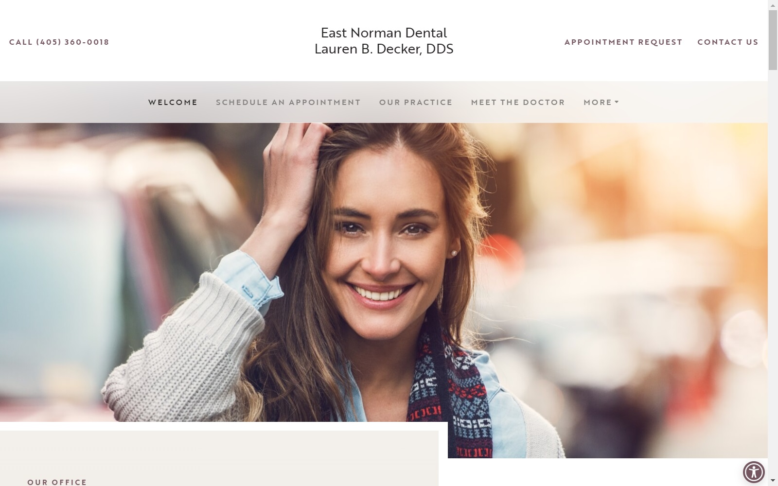 eastnormandental.com screenshot