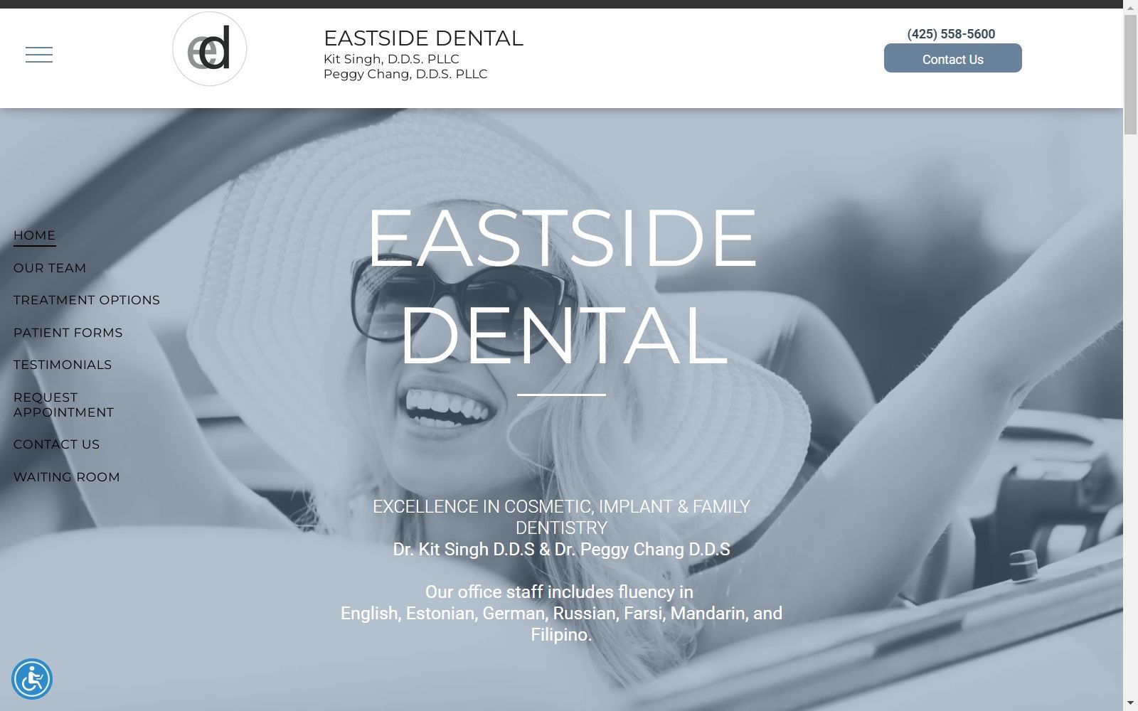 eastsidedental.com screenshot