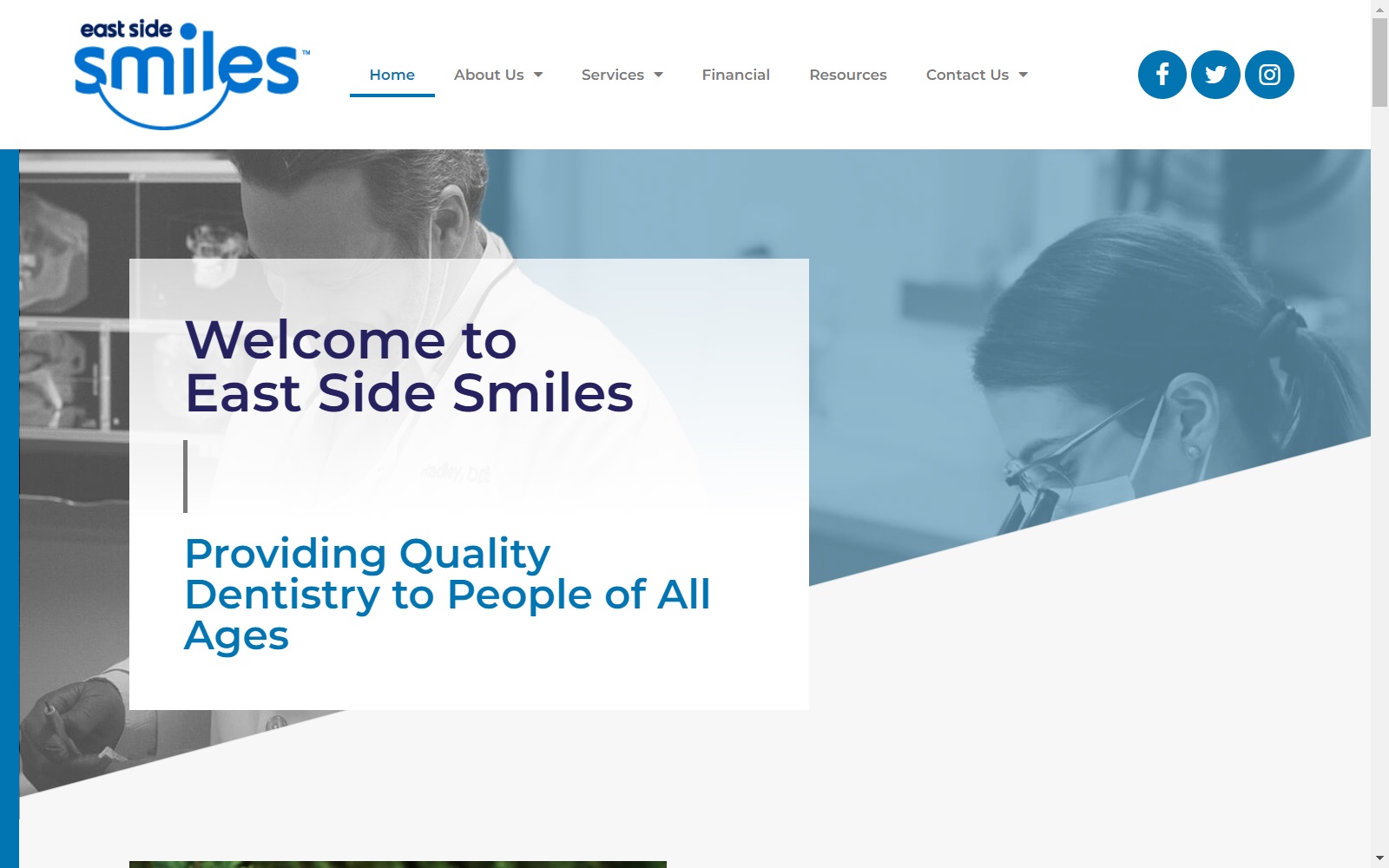 eastsidesmiles.net screenshot